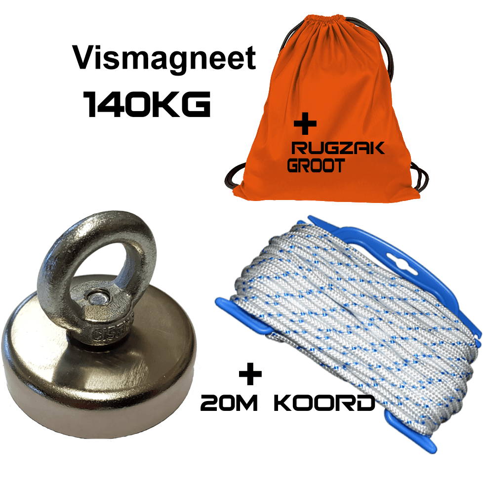Neodymium MagneKraft Vismagneet 140KG