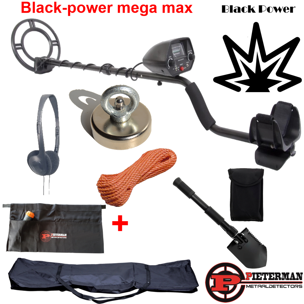 Black Power 25-2021 mega-max pakket inclusief 140kg magneet.