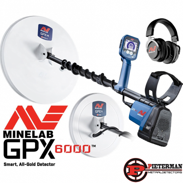 Minelab GPX 6000 nu met gratis extra 17”zoekschijf