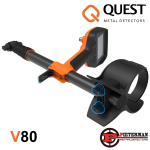 Quest V80 Double Blizzard metaaldetector, op voorraad
