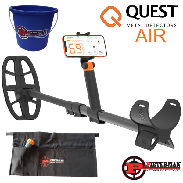 Quest Air draadloze metaaldetector.