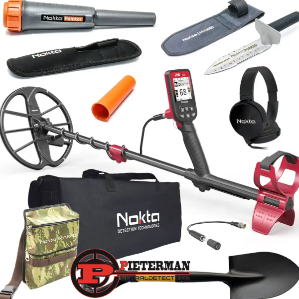 Nokta FINDX Pro metaaldetector starterspakket.